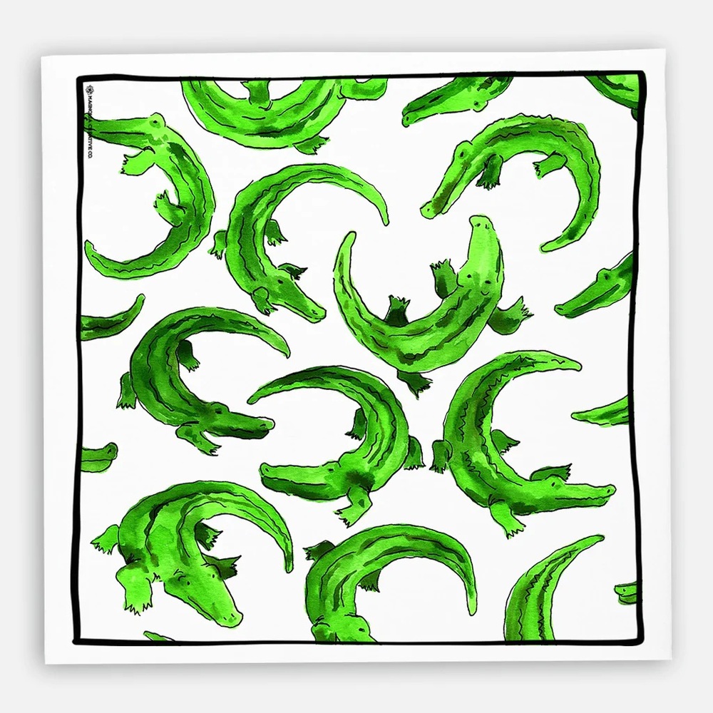 NEW 2 Alligator Kitchen Towels